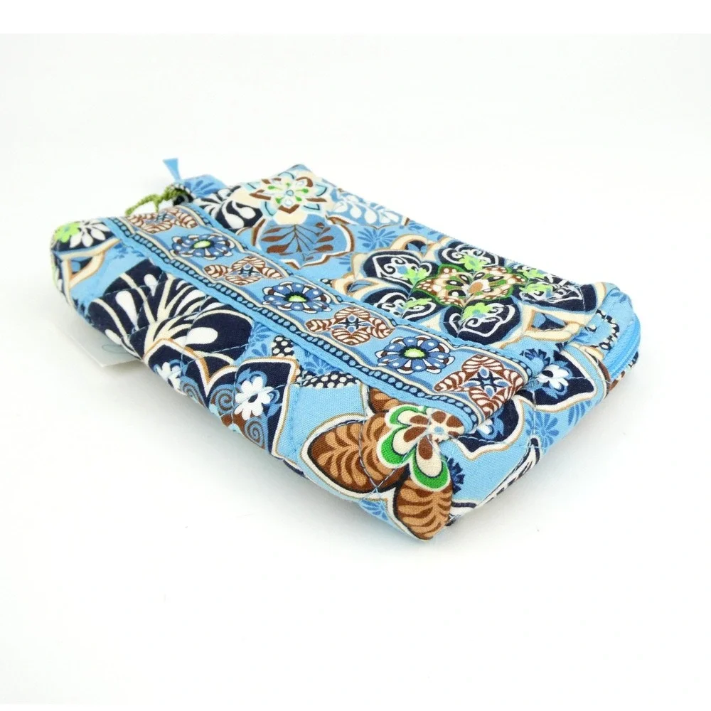 Vera Bradley Bali Blue Small Cosmetic Bag Case NWT